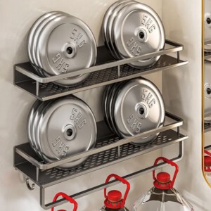 PÓŁKA KUCHENNA Pojedyncza Haczyki Łazienkowa PRYSZNICOWA METALOWA Alu 60cm - miniatura 8