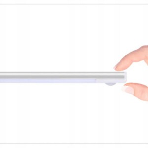 LAMPKA LED Podszafkowa z CZUJKĄ RUCHU Ładowana USB na MAGNESY 6500K 6W 40cm - miniatura 6