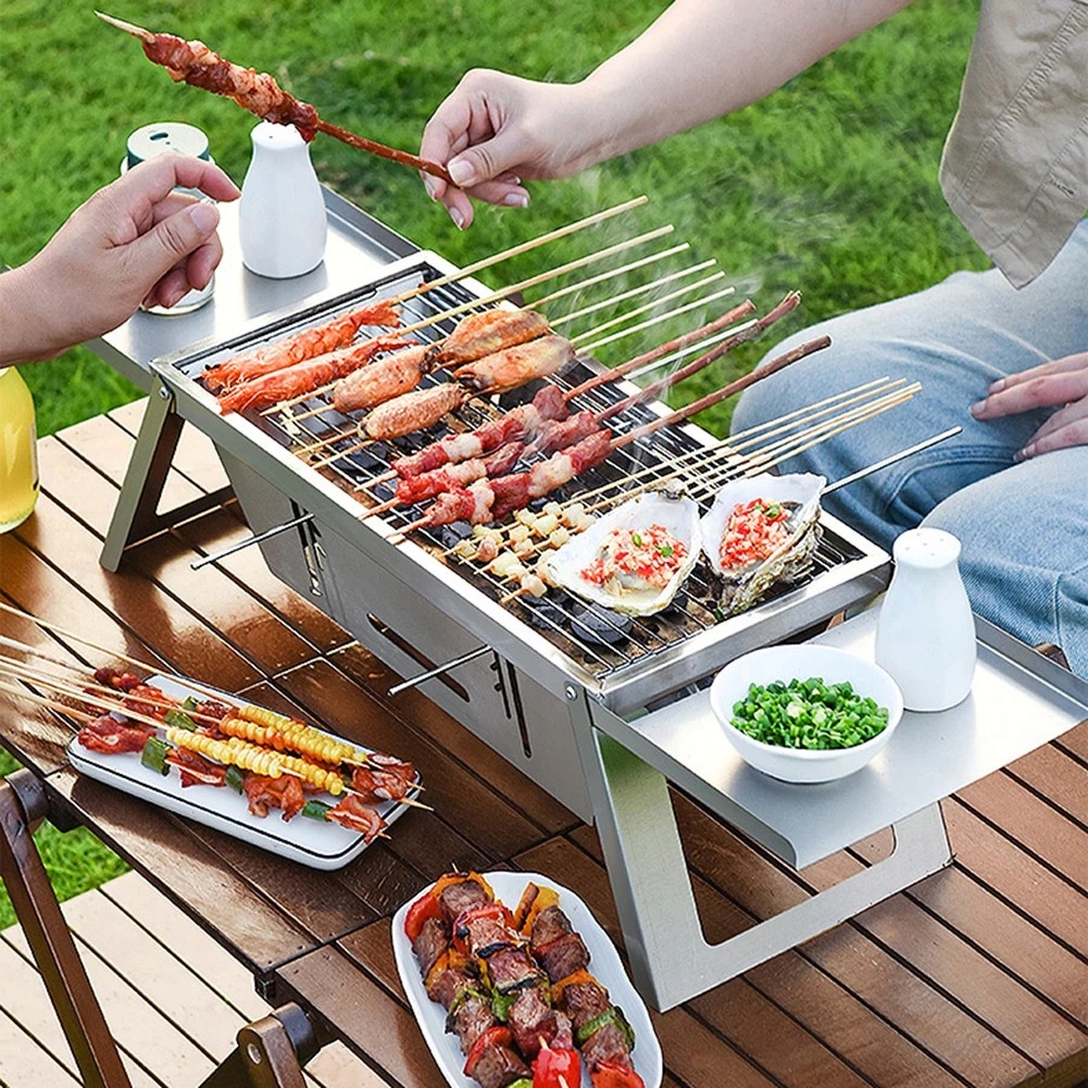 Grill OGRODOWY PALENISKO Kempingowy TURYSTYCZNY TORBA HOTPOT 73cm PRZENOŚNY - obrazek 15