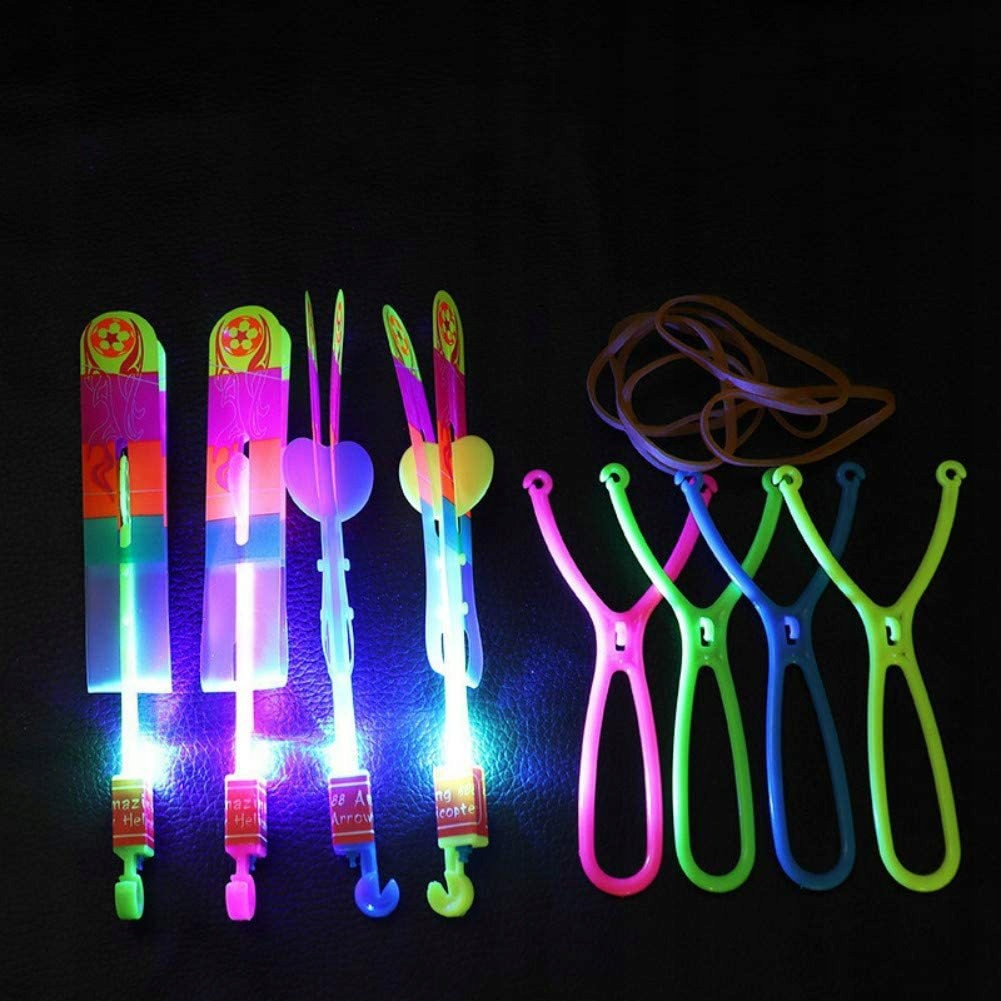 ZESTAW 4x HELIKOPTER LATAJĄCY ŚWIECĄCY PROCA LED ZABAWKA DLA DZIECI PREZENT - obrazek 5