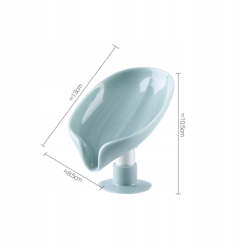 ZESTAW MYDELNICZEK Z OCIEKACZEM Z PRZYSSAWKĄ DO ŁAZIENKI KUCHNI 2 SZTUKI - obrazek 6