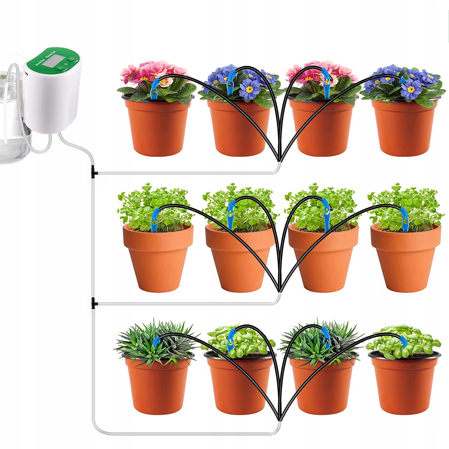 ZESTAW do NAWADNIANIA Pompa SOLARNA Automat 12x - zdjęcie 10