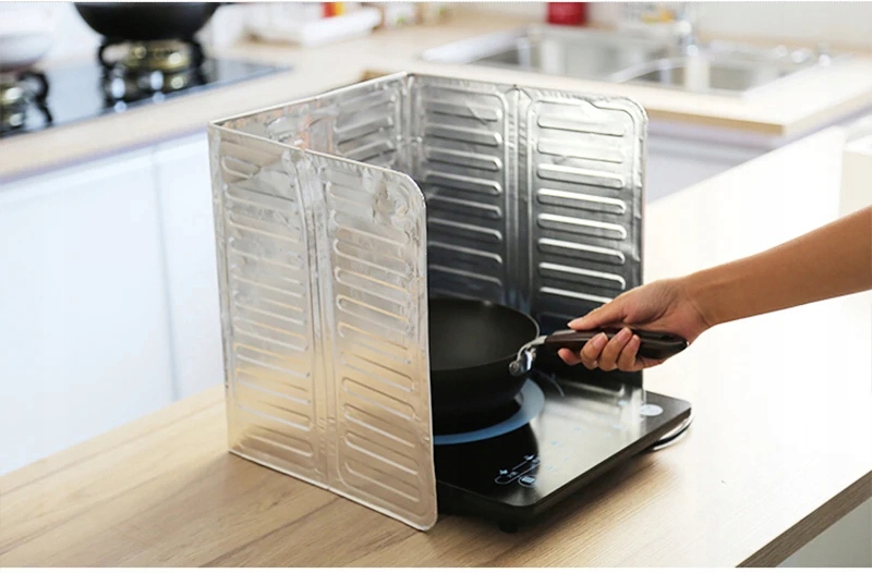 EKRAN do smażenia OSŁONA ALU przeciw ROZPRYSKOM OLEJU Czysta KUCHNIA 1szt - obrazek 14