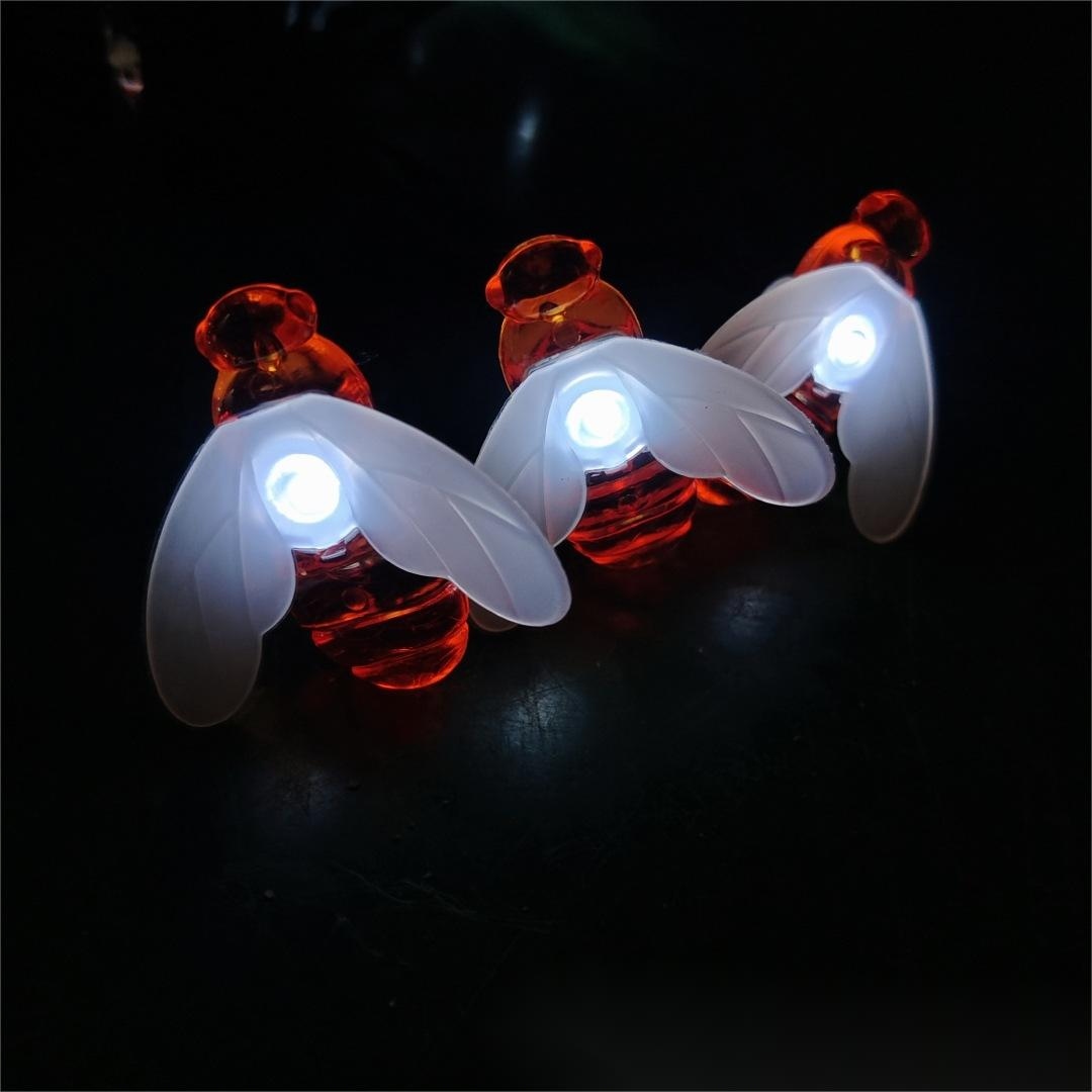 Lampki SOLARNE Ogrodowe KOMPLET 5 metrów 20 LED Pszczoły PSZCZÓŁKI Zimne - zdjęcie 8