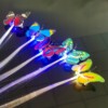 ZESTAW SPINEK DO WŁOSÓW MOTYLKI 5x KOLOROWE FESTIWAL WARKOCZE ŚWIECĄCE LED - miniatura 3