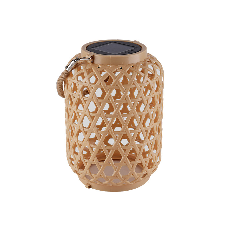 Lampion OGRODOWY Piękny SOLARNY LAMPKA Latarnia BALKON TARAS Rattanowa XL - obrazek 2