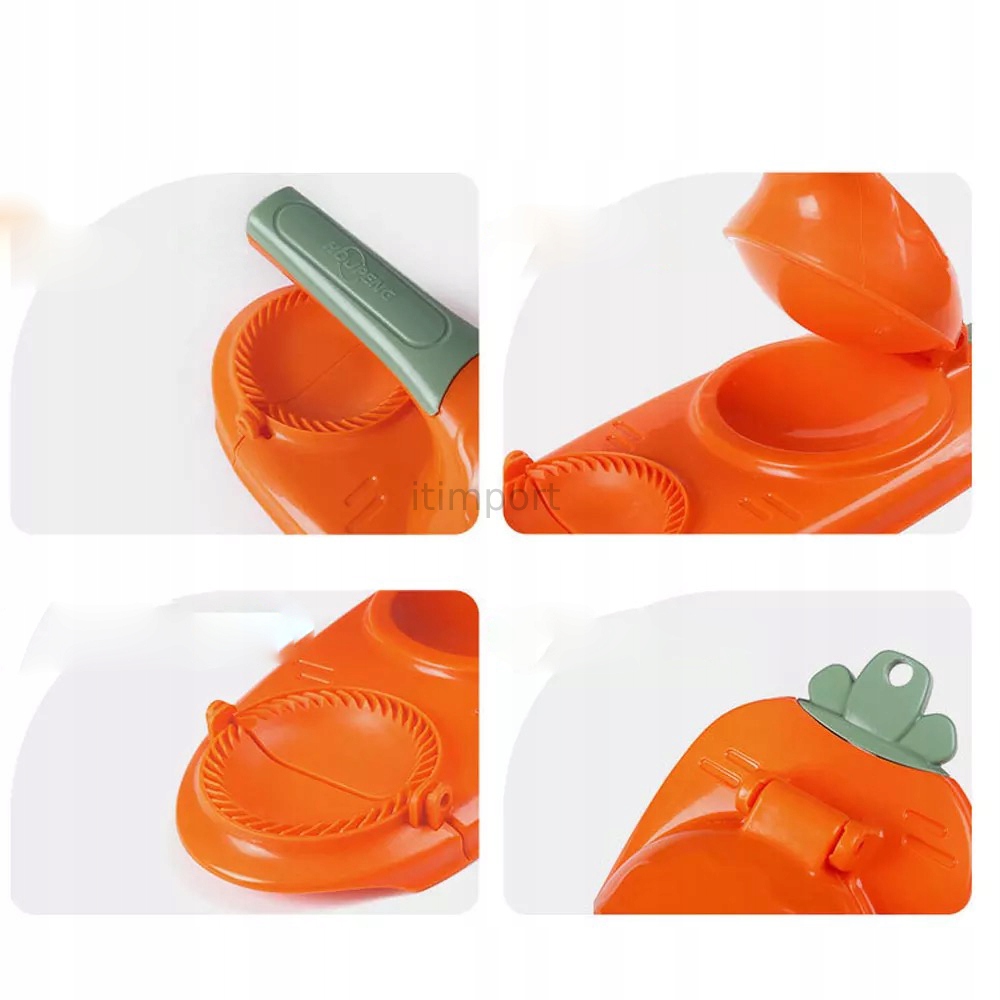 MASZYNKA DO LEPIENIA PIEROGÓW 2w1 FORMA KÓŁKA PIEROŻNICA PIEROGARKA RĘCZNA - obrazek 6