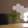 ZESTAW 8 SZTUK LAMPA LED NA ŚCIANĘ HEXAGON SZEŚCIOKĄT BIAŁA DOTYK Kwantowa - miniatura 11