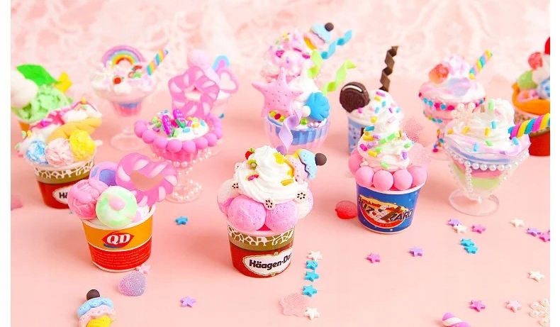 Zabawka DIY KOLOROWE DESERY LODY POSYPKI Zrób to Sam SENSORYCZNA XL ZESTAW - obrazek 16