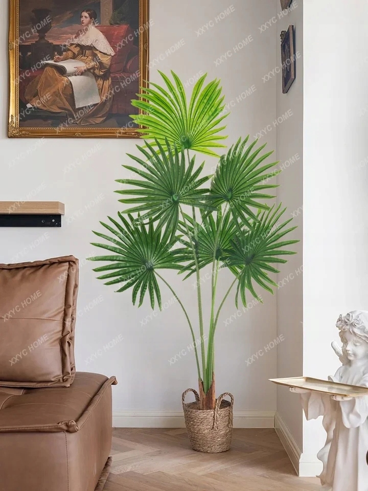 SZTUCZNA Roślina PALMA Wachlarzowa XXL W DONICZCE REALISTYCZNA 160cm - obrazek 3