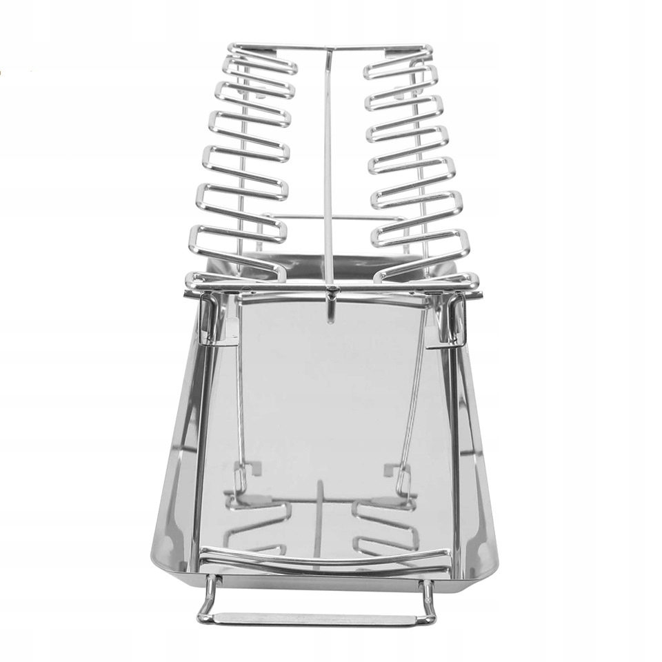 STOJAK NA KURCZAKA MIĘSO ŻEBEREK GRILLA Grill BBQ Pieczenia RUSZT - zdjęcie 6