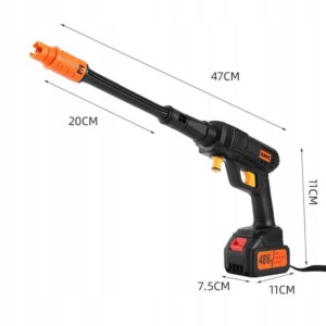 MYJKA Ciśnieniowa AKUMULATOROWA do 100bar ZESTAW 600W OGRODOWA - miniatura 3