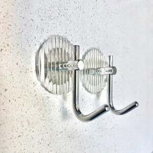 WIESZAK ŁAZIENKOWY NA RĘCZNIKI UBRANIA komplet METALOWY Wytrzymały 3x - miniatura 7
