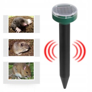 ULTRADŹWIĘKOWY ODSTRASZACZ SOLARNY NA KRETY NORNICE SZCZURY WĘŻE SZKODNIKI - miniatura 8