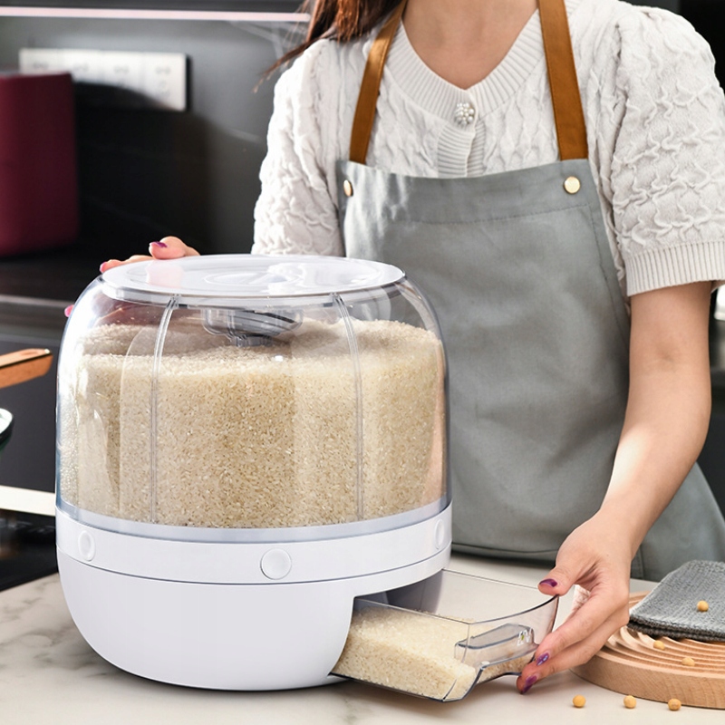 PODAJNIK NA KASZĘ RYŻ PŁATKI DOZOWNIK ORGANIZER KUCHENNY POJEMNIK 3,5kg - obrazek 5