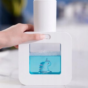 BEZDOTYKOWY AUTOMATYCZNY STOJĄCY DOZOWNIK DYSPENSER PIANY MYDŁA 200ML USB - miniatura 5