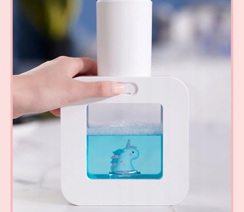 BEZDOTYKOWY AUTOMATYCZNY STOJĄCY DOZOWNIK DYSPENSER PIANY MYDŁA 200ML USB - obrazek 5