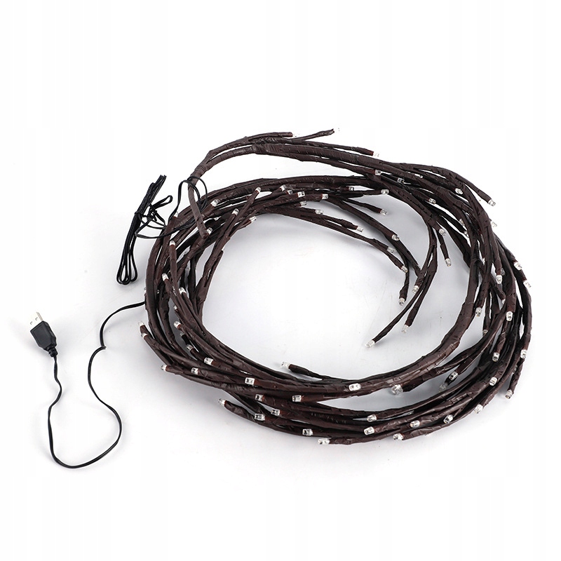 DRZEWKO LED Ozdobne SZCZĘŚCIA ŚWIĄTECZNE Lampki DEKORACJA na ŚWIĘTA Ścienna - obrazek 15