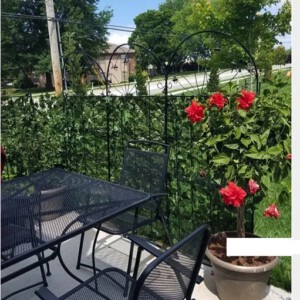 SZTUCZNY ŻYWOPŁOT Bluszcz OGRODZENIE BALKON PŁOT ŚCIANĘ DACH CIEŃ 300x50cm - miniatura 9