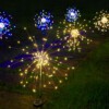 Lampka SOLARNA Ogrodowa KOLOROWA Fajerwerki 200 LED ŚWIĄTECZNA DEKORACYJNA - miniatura 5
