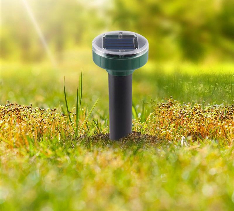 ULTRADŹWIĘKOWY ODSTRASZACZ SOLARNY NA KRETY NORNICE SZCZURY WĘŻE SZKODNIKI - obrazek 11