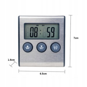 TERMOMETR DO WĘDZARNI Pieczenia GRILLA SONDA TIMER - miniatura 3