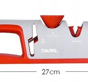 OSTRZAŁKA DO NOŻY NOŻYCZEK REGULOWANY KĄT OSTRZENIA 4 OSTRZAŁKI 4w1 - miniatura 14