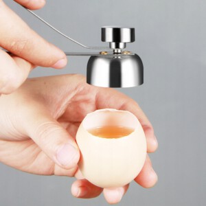 OTWIERACZ do JAJEK Faszerowanych na MIĘKKO OKRĄGŁY STAL NIERDZEWNA Obcinacz - miniatura 4