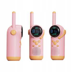 Walkie Talkie KRÓTKOFALÓWKI RADIO DZIECI Wyświetlacz 22 KANAŁY LED VOX 3km - miniatura 3