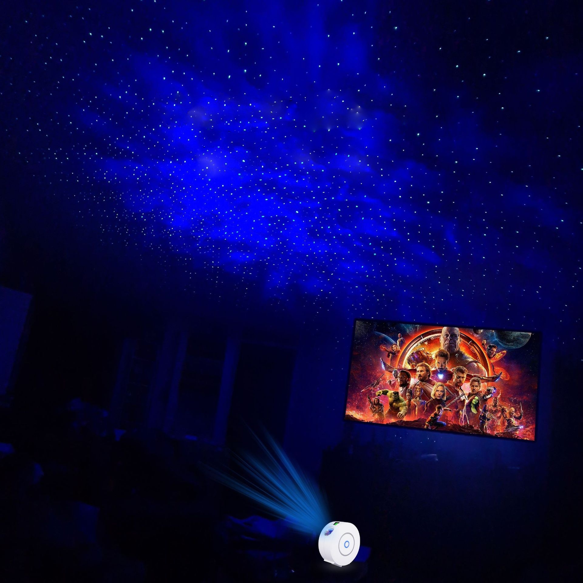 Projektor GWIAZD SMART Google TUYA MGŁAWICE LASER - zdjęcie 11