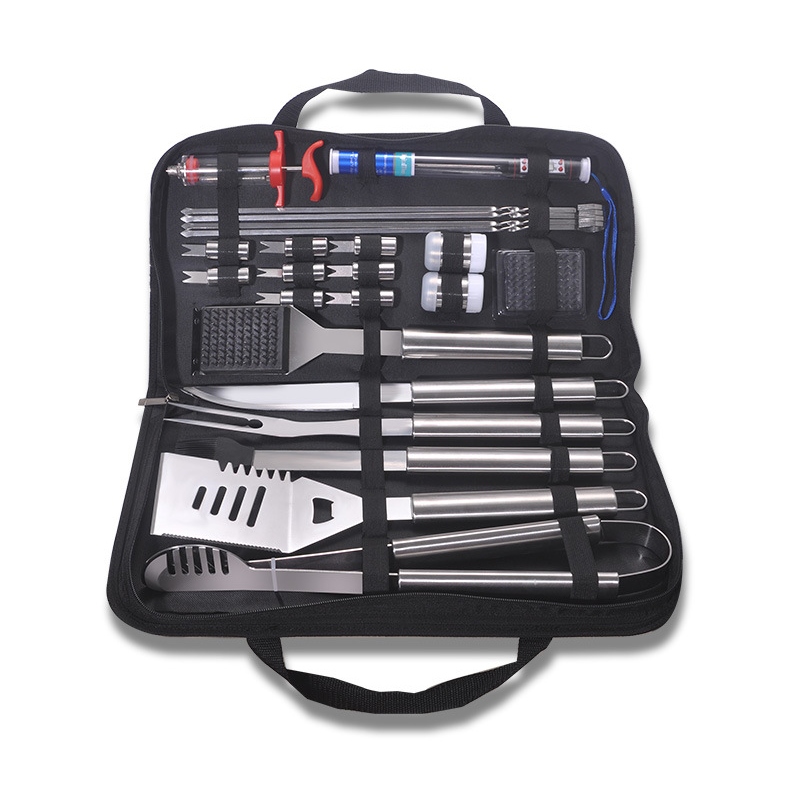 ZESTAW DO GRILLA Stal PRZYBORY XXL 30x AKCESORIA - zdjęcie 2