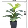 SZTUCZNA ROŚLINA KWIAT W DONICZCE DO DOMU BIURA REALISTYCZNA 35CM FIKUS - miniatura 2