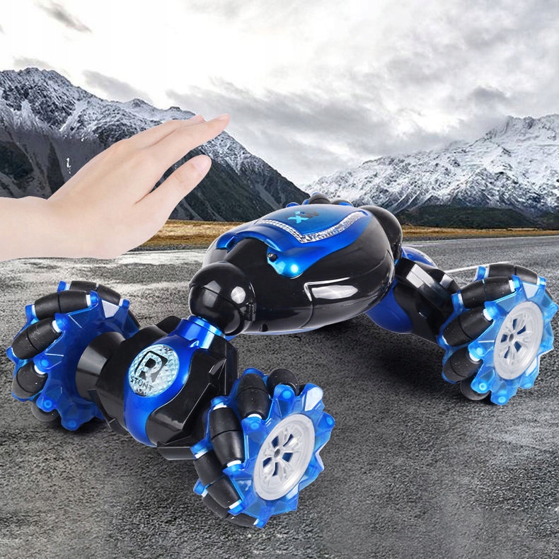 SAMOCHÓD ZDALNIE STEROWANY Ręką lub PILOTEM Terenowy RC 360 stopni AUTO 4x4 - zdjęcie 4