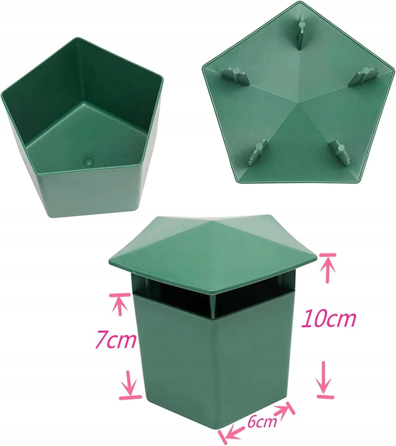 PUŁAPKA NA ŚLIMAKI Naturalna EKOLOGICZNA WABIK Przeciw ŚLIMAKOM Domek XL - obrazek 4