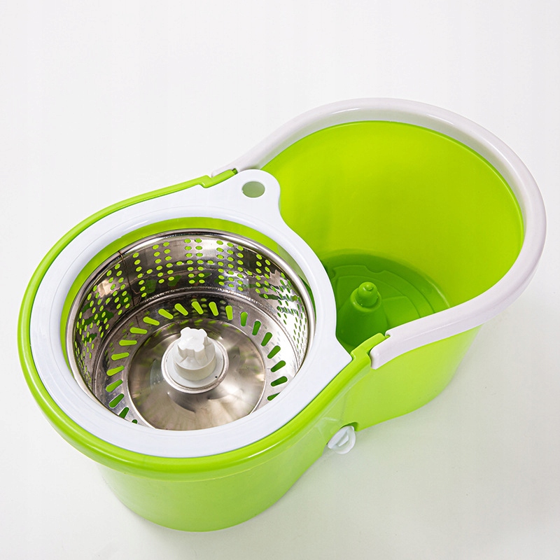 MAGICZNY MOP Obrotowy + 2 WKŁADY WIADRO WYCISKACZ - zdjęcie 4