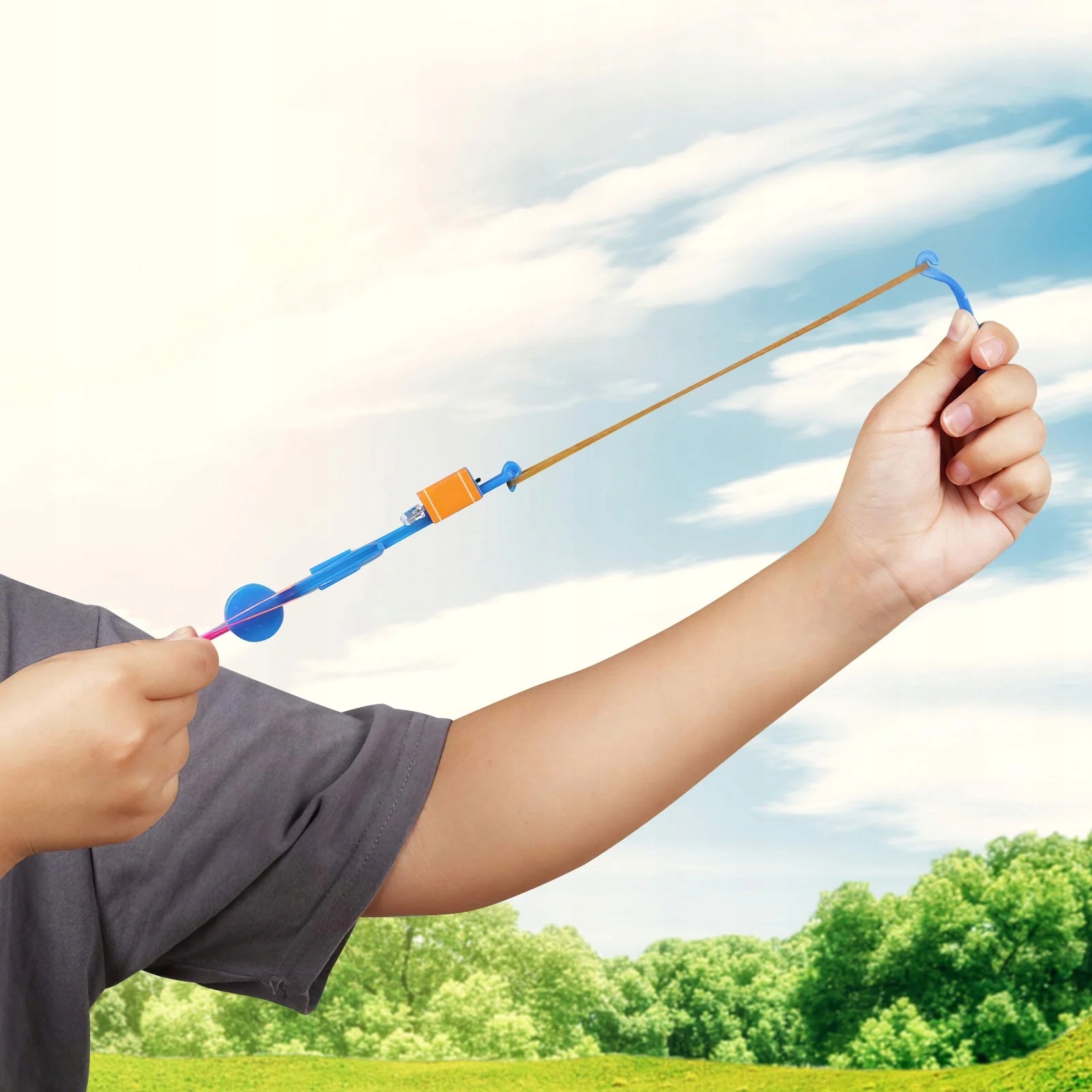 ZESTAW 4x HELIKOPTER LATAJĄCY ŚWIECĄCY PROCA LED ZABAWKA DLA DZIECI PREZENT - obrazek 8