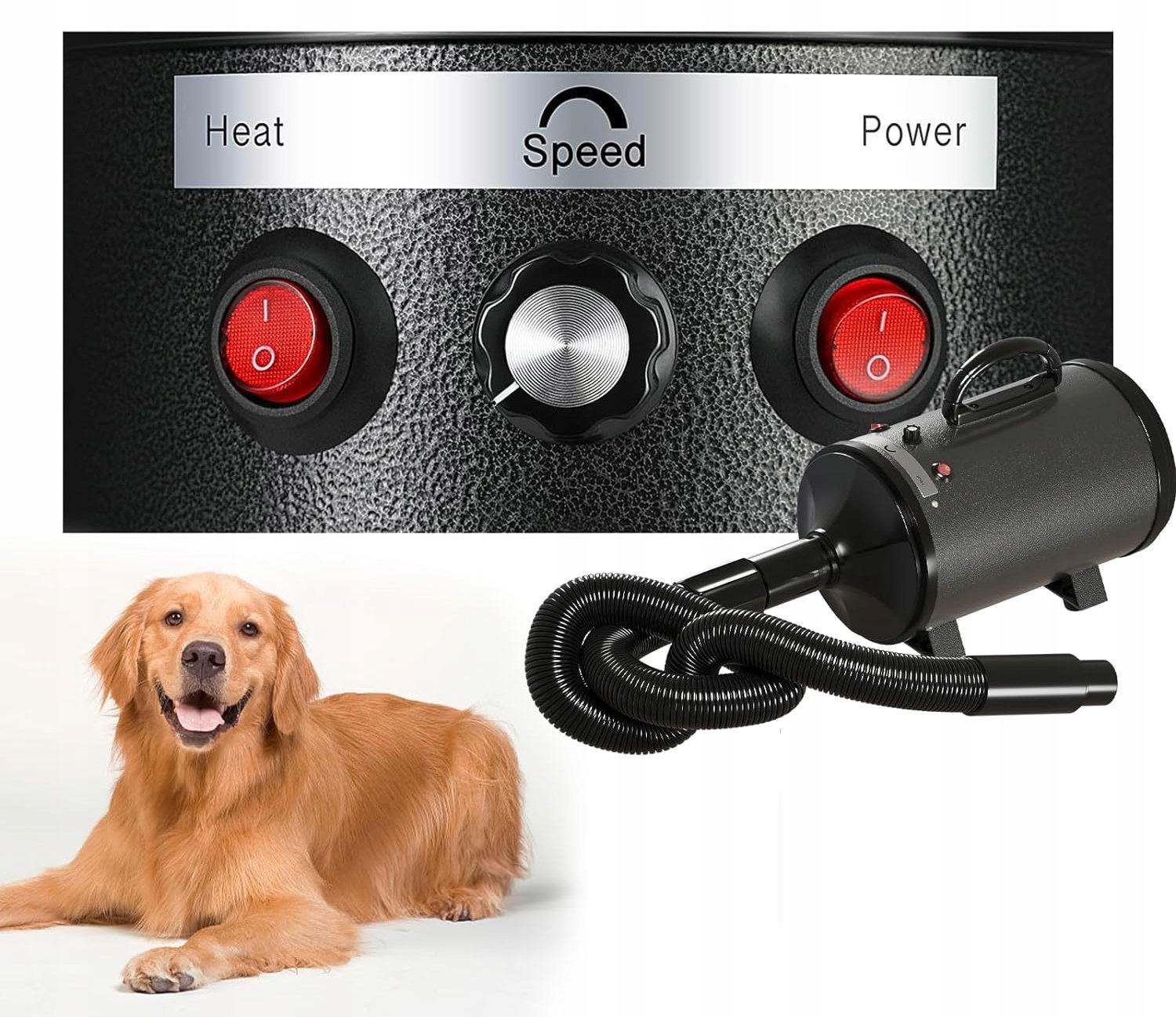 SUSZARKA DLA ZWIERZĄT Psów Kotów GROOMERSKA do SIERŚCI WŁOSÓW 2800W Mocna - obrazek 16