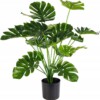 SZTUCZNA Roślina MONSTERA DELICIOSA 50-75 cm DUŻA Ozdoba REALISTYCZNA XL - miniatura 1