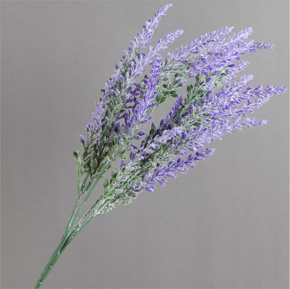 SZTUCZNA Roślina LAWENDA 1 sztuka DEKORACJA do 36cm GAŁĄZKA OBFITA PIĘKNA - obrazek 5