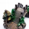 DEKORACJA DO AKWARIUM OZDOBA AKWARIOWA PIĘKNY MOST DO AKWARIUM XXL 28cm - miniatura 6