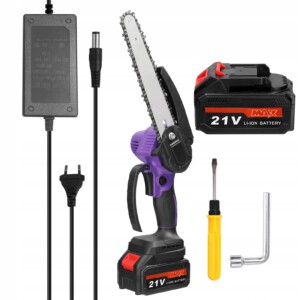 Piła Elektryczna Łańcuchowa do Gałęzi 7,30 cala PILARKA AKUMULATOROWA 2xAKU - miniatura 3