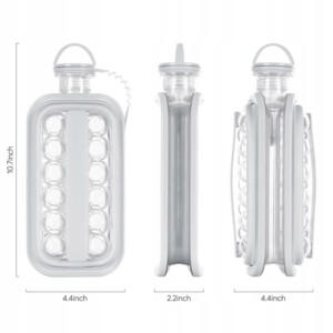 Forma do LODU Butelka PRZENOŚNA PLAŻA CAMPING PIKNIK TRITAN 2w1 MOBILNA 17x - miniatura 4