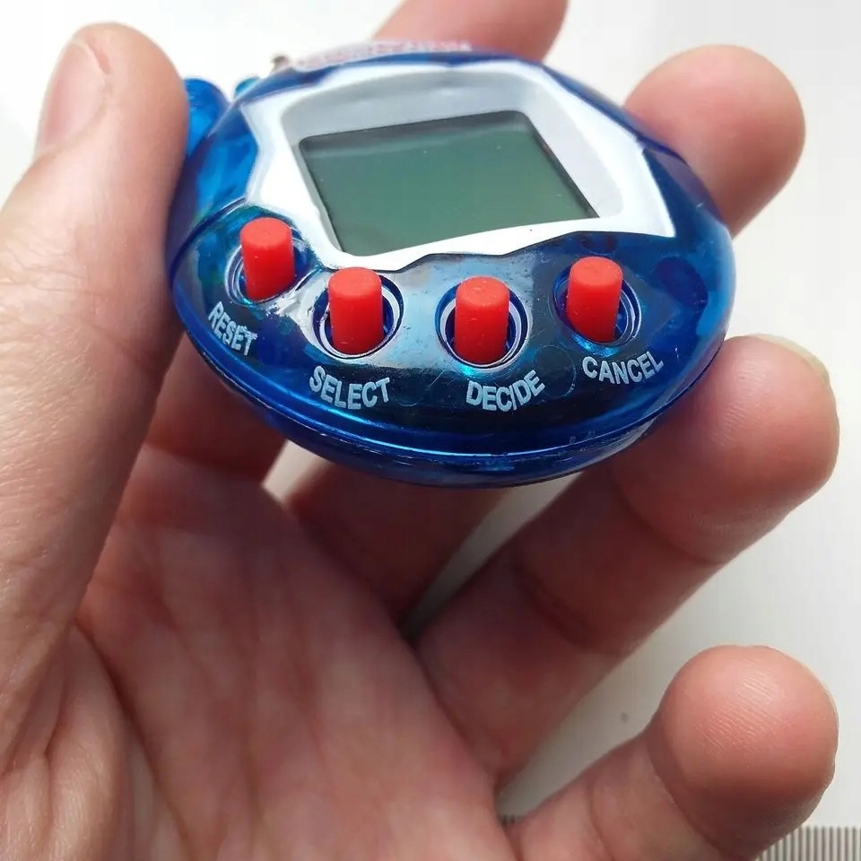 TAMAGOTCHI gra dla dzieci ELEKTRONICZNA Tamagoczi ZWIERZĄTKO Niebieskie - zdjęcie 4