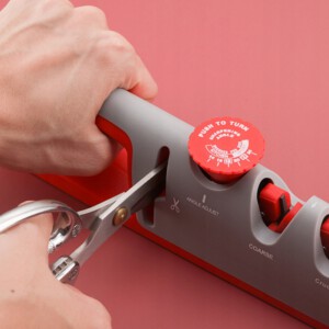 OSTRZAŁKA DO NOŻY NOŻYCZEK REGULOWANY KĄT OSTRZENIA 4 OSTRZAŁKI 4w1 - miniatura 5