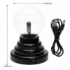 LAMPA LAMPKA PLAZMOWA MAGICZNA KULA EDUKACYJNA BIURKOWA DLA DZIECI USB - miniatura 11