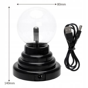 LAMPA LAMPKA PLAZMOWA MAGICZNA KULA EDUKACYJNA BIURKOWA DLA DZIECI USB - miniatura 11