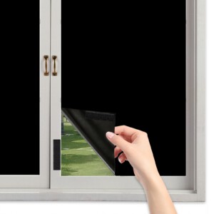 Roleta ZACIEMNIAJĄCA folia do OKIEN na +RZEPY 100x150cm +TORBA PRZYCIEMNIA - miniatura 2