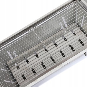 Grill OGRODOWY PALENISKO Kempingowy TURYSTYCZNY TORBA HOTPOT 73cm PRZENOŚNY - miniatura 8