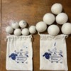 KULE WEŁNIANE KULKI do PRANIA Suszarki ZMIĘKCZAJĄCE na KŁACZKI 5cm x 6szt - miniatura 9