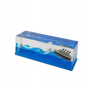 Statek WYCIECZKOWY ŁÓDŹ BUTELCE GÓRA LODOWA Antystresowy DRYFUJĄCY PREZENT - miniatura 2